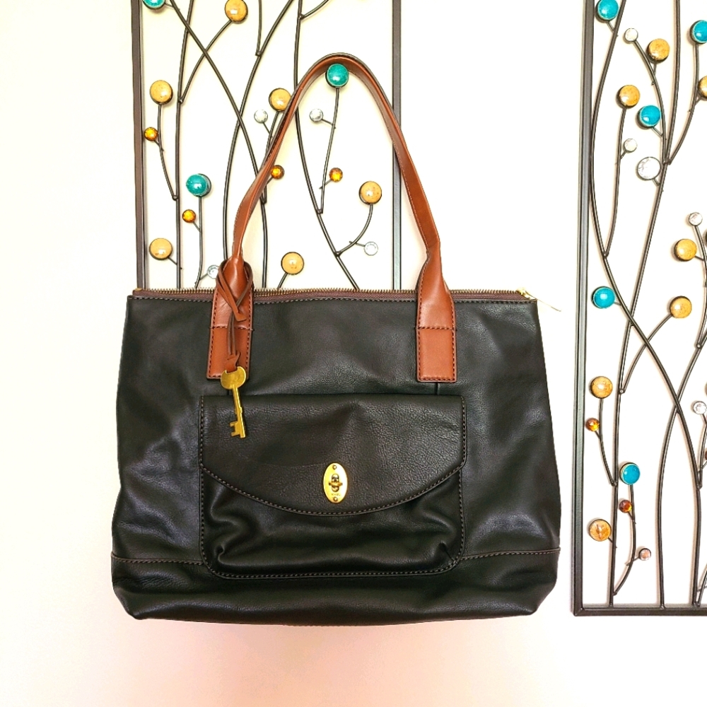Fossil Vintage Classics Shopper shoulder bag NWOT!